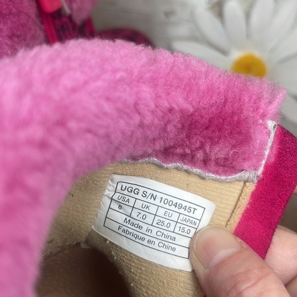 ๐ UGG Cheetah Print Boots, Toddler Size 8 - Picture 7 of 9